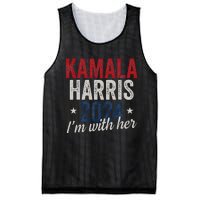 Kamala Harris 2024 Support IM With Her Kamala Harris 2024 Mesh Reversible Basketball Jersey Tank