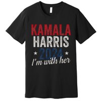 Kamala Harris 2024 Support IM With Her Kamala Harris 2024 Premium T-Shirt