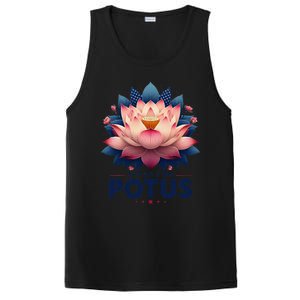 Kamala Harris 2024 Lotus For Potus Trending President Gift PosiCharge Competitor Tank