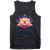 Kamala Harris 2024 Lotus For Potus Trending President Gift Tank Top