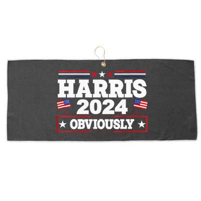 Kamala Harris 2024 Kamala For President Signature Style Large Microfiber Waffle Golf Towel