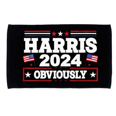 Kamala Harris 2024 Kamala For President Signature Style Microfiber Hand Towel