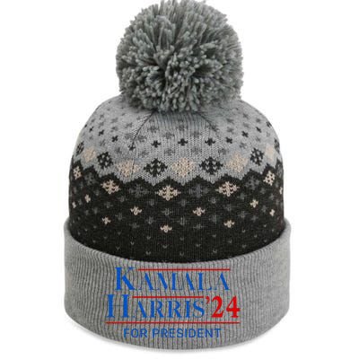 Kamala Harris 24 For President 2024 The Baniff Cuffed Pom Beanie