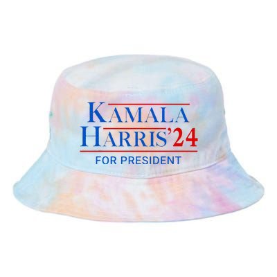 Kamala Harris 24 For President 2024 Tie Dye Newport Bucket Hat