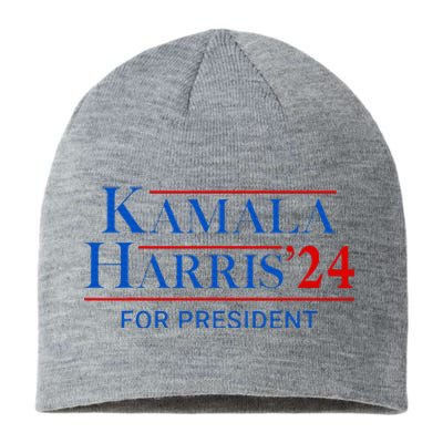 Kamala Harris 24 For President 2024 Sustainable Beanie