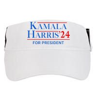 Kamala Harris 24 For President 2024 Adult Drive Performance Visor