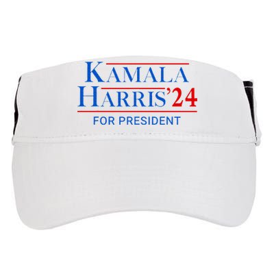 Kamala Harris 24 For President 2024 Adult Drive Performance Visor