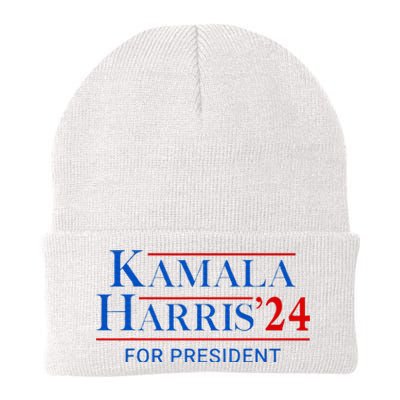 Kamala Harris 24 For President 2024 Knit Cap Winter Beanie