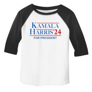 Kamala Harris 24 For President 2024 Toddler Fine Jersey T-Shirt