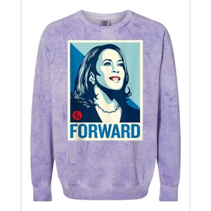 Shepard Fairey Kamala Harris Forward  Colorblast Crewneck Sweatshirt