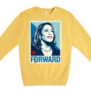 Shepard Fairey Kamala Harris Forward  Premium Crewneck Sweatshirt