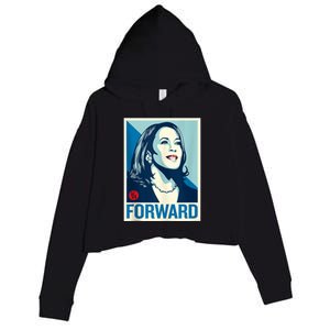 Shepard Fairey Kamala Harris Forward  Crop Fleece Hoodie