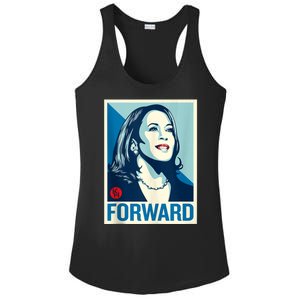 Shepard Fairey Kamala Harris Forward  Ladies PosiCharge Competitor Racerback Tank