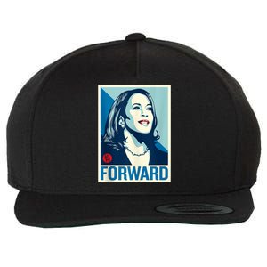 Shepard Fairey Kamala Harris Forward  Wool Snapback Cap