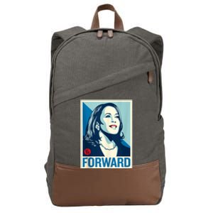 Shepard Fairey Kamala Harris Forward  Cotton Canvas Backpack