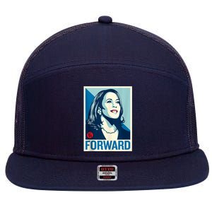 Shepard Fairey Kamala Harris Forward  7 Panel Mesh Trucker Snapback Hat