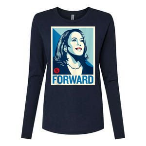 Shepard Fairey Kamala Harris Forward  Womens Cotton Relaxed Long Sleeve T-Shirt