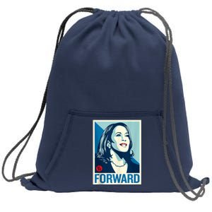 Shepard Fairey Kamala Harris Forward  Sweatshirt Cinch Pack Bag