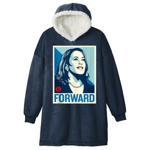 Shepard Fairey Kamala Harris Forward  Hooded Wearable Blanket