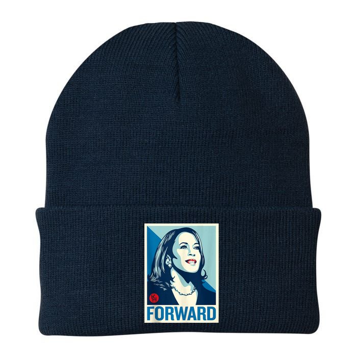 Shepard Fairey Kamala Harris Forward  Knit Cap Winter Beanie