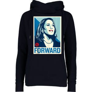 Shepard Fairey Kamala Harris Forward  Womens Funnel Neck Pullover Hood