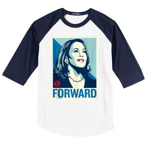 Shepard Fairey Kamala Harris Forward  Baseball Sleeve Shirt