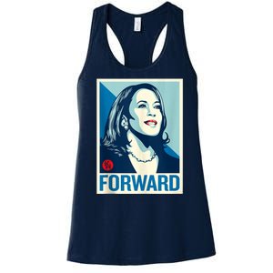 Shepard Fairey Kamala Harris Forward  Women's Racerback Tank