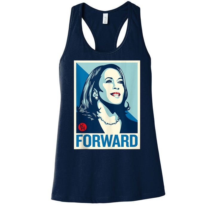 Shepard Fairey Kamala Harris Forward  Women's Racerback Tank