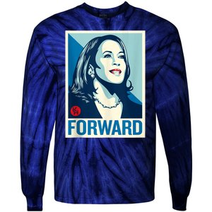 Shepard Fairey Kamala Harris Forward  Tie-Dye Long Sleeve Shirt