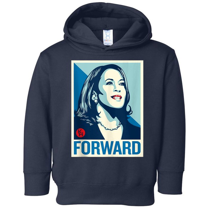 Shepard Fairey Kamala Harris Forward  Toddler Hoodie