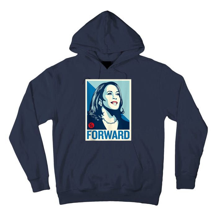 Shepard Fairey Kamala Harris Forward  Tall Hoodie