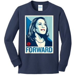 Shepard Fairey Kamala Harris Forward  Kids Long Sleeve Shirt