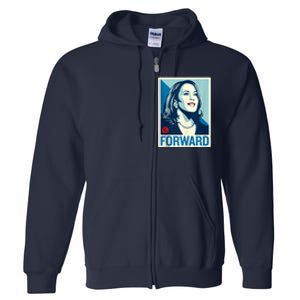 Shepard Fairey Kamala Harris Forward  Full Zip Hoodie