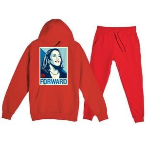 Shepard Fairey Kamala Harris Forward  Premium Hooded Sweatsuit Set