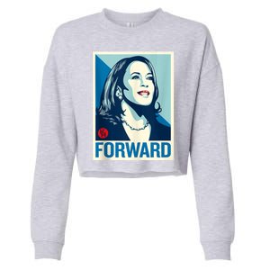 Shepard Fairey Kamala Harris Forward  Cropped Pullover Crew