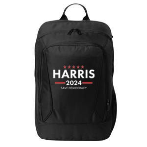 Kamala Harris 2024 Save Democracy City Backpack