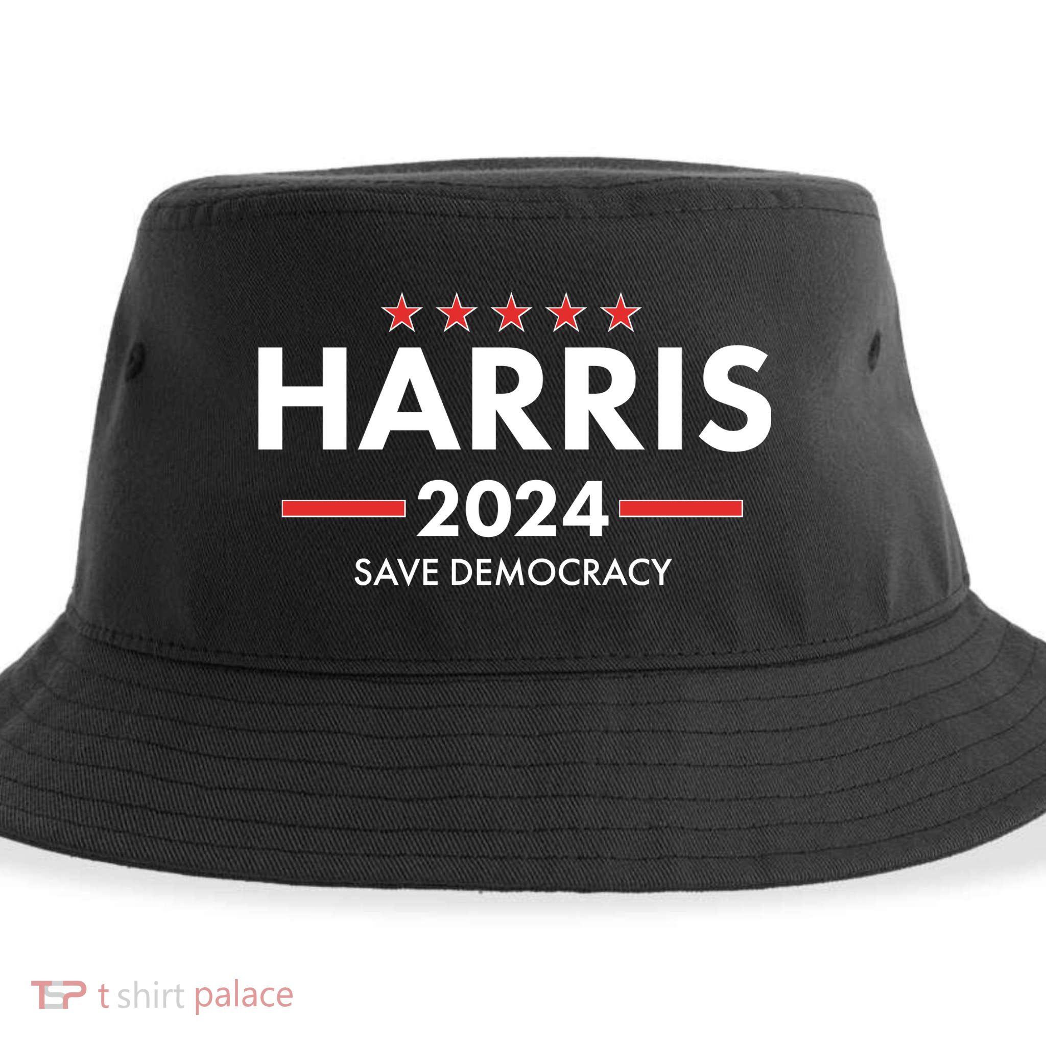Kamala Harris 2024 Save Democracy Sustainable Bucket Hat