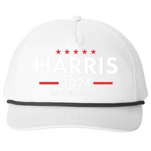 Kamala Harris 2024 Save Democracy Snapback Five-Panel Rope Hat