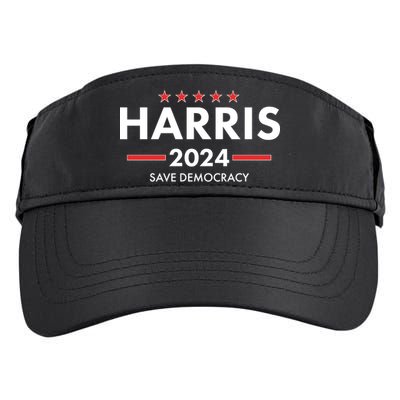 Kamala Harris 2024 Save Democracy Adult Drive Performance Visor