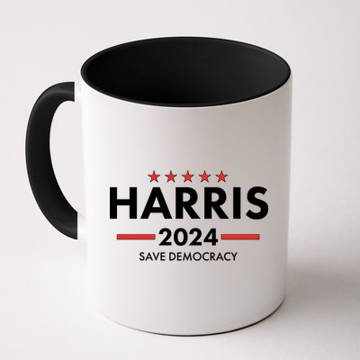 Kamala Harris 2024 Save Democracy Coffee Mug