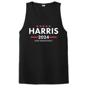 Kamala Harris 2024 Save Democracy PosiCharge Competitor Tank