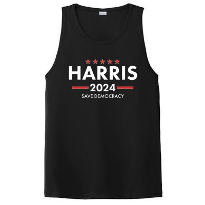 Kamala Harris 2024 Save Democracy PosiCharge Competitor Tank