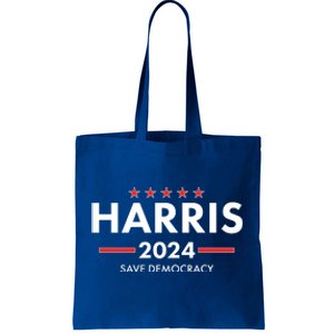 Kamala Harris 2024 Save Democracy Tote Bag