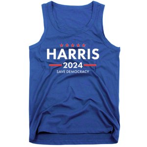 Kamala Harris 2024 Save Democracy Tank Top