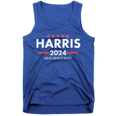 Kamala Harris 2024 Save Democracy Tank Top