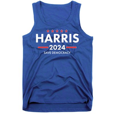 Kamala Harris 2024 Save Democracy Tank Top