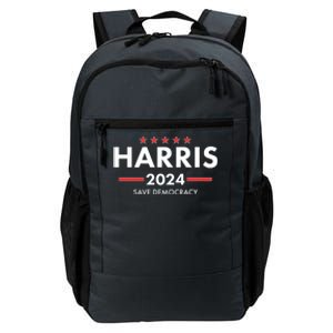 Kamala Harris 2024 Save Democracy Daily Commute Backpack