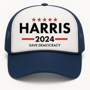 Kamala Harris 2024 Save Democracy Trucker Hat