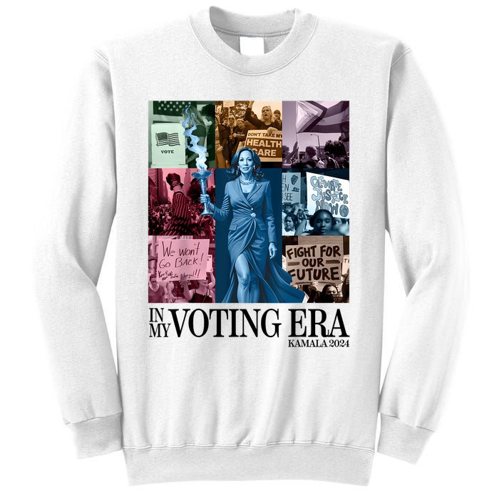 Kamala Harris 2024 In My Voting Era Madam President Sweatshirt