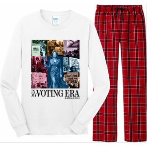 Kamala Harris 2024 In My Voting Era Madam President Long Sleeve Pajama Set